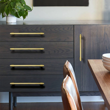 Load image into Gallery viewer, Solid Brass Knobs, Pulls & Handles | Cabinet, Dresser, Drawer, Kitchen & Wardrobe Hardware