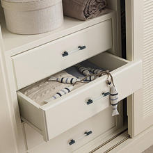 Load image into Gallery viewer, Brushed Nickel Kitchen Handles | Clear Acrylic & Black Wardrobe Pulls, Cabinet & Drawer Knobs, Hardware