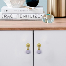 Load image into Gallery viewer, Colorful Cute Drop Ceramic Knobs & Pulls | Multi-Color (Pink, White, Blue, Green, Yellow) Unique Home Decor for Cabinets, Kid Door, Wardrobe & Dresser