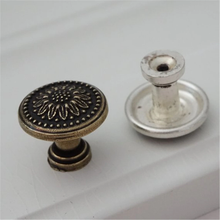 Load image into Gallery viewer, 1" (25mm) Small Shabby Chic Knobs & Pulls | Antique Silver, Black, Bronze, Cream, White, Gold Dresser & Drawer Pulls, Cabinet Knobs