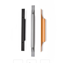 Load image into Gallery viewer, 2.5"-7.55" Special Texture T Pulls & Knobs (Gold & Black, with Back Plate) | Modern Kitchen Cabinet Door, Drawer & Wardrobe Hardware