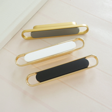Load image into Gallery viewer, 0.63"(16mm), 2.5"(64mm) Gold, Black & White Knobs, Pulls & Handles | Drawer, Kitchen Cabinet, Dresser, Cupboard & Furniture Hardware