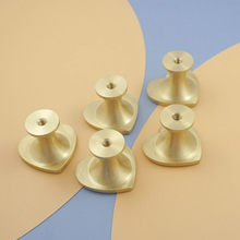 Load image into Gallery viewer, Heart Knobs | Acrylic & Brass Drawer Pulls, Dresser & Kitchen Cabinet Knobs, Handles, Hardware
