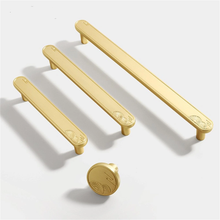 Load image into Gallery viewer, 3.78"-7.55" Modern Chinese Style Pulls, Handles & Knobs (Gold, Bronze, Antique Coffee) | Cabinet, Dresser, Drawer & Kitchen Hardware
