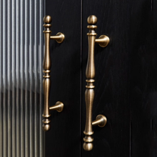 Load image into Gallery viewer, 3.78"-5" Aged Brass & Antique Bronze Knobs, Pulls & Handles | Cabinet, Kitchen, Drawer, Dresser & Cupboard Hardware