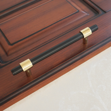 Load image into Gallery viewer, 3.75"-8.8" Black Brass & Solid Brass T Bar Knobs, Pulls & Handles | Cabinet Door, Drawer, Dresser & Furniture Hardware