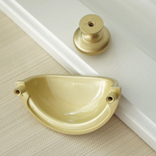 Load image into Gallery viewer, 3" Brushed Gold Kitchen Cabinet Handles | Drawer & Dresser Pulls, Wardrobe, Closet & Cupboard Knobs