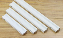 Load image into Gallery viewer, 2.5", 3.78", 5", 6.3" (64, 96, 128, 160mm) Square White Drawer Pulls | Modern Dresser & Kitchen Cabinet Door Knobs, Cupboard Handles