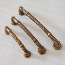 Load image into Gallery viewer, 2.5"-7.55" (192mm) Antique Brass Knobs, Pulls & Handles | Cabinet, Drawer, Dresser, Furniture & Door Hardware