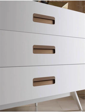 Load image into Gallery viewer, Invisible Concealed Embedded Pull Handles | Coffee Gray, Black Modern Drawer & Closet Door Handles, Wardrobe & Cabinet Pulls