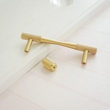 Load image into Gallery viewer, 3.78", 5.0" Exquisite Solid Brass Drawer Pulls & Knobs | Modern Kitchen Cabinet, Wardrobe & Cupboard Handles, Dresser Pulls