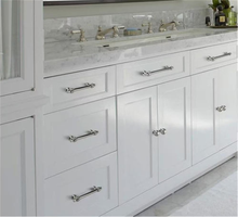 Load image into Gallery viewer, 3.78"-6.3" Polished Chrome Modern Knobs, Pulls & Handles | Cabinet, Kitchen, Drawer, Dresser, Closet & Wardrobe Hardware