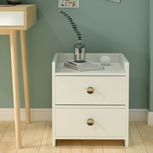 Load image into Gallery viewer, Modern Wood & Brass Cabinet Door & Drawer Knobs | Small Knobs, Furniture Handles, Cabinet Pulls