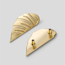 Load image into Gallery viewer, 2.5" (2 1/2", 64mm) Brass Kitchen Pulls | Concise Style Cabinet & Wardrobe Pulls, Drawer Knobs, Furniture Hardware