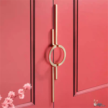 Load image into Gallery viewer, 3.78", 5", 8.8", 10" Brushed Nickel Brass Half Moon Drawer Handles | Cabinet & Kitchen Cupboard Pulls, Bathroom & Dresser Pulls