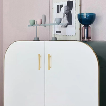 Load image into Gallery viewer, 2.5" 3.78'' 5'' 7.55“Brushed Brass Drawer Pulls Knobs Cabinet Pulls Hardware T Bar Knobs Drawer Pulls Dresser Knobs Closet Wardrobe Handle