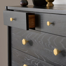 Load image into Gallery viewer, Hexagon Antique Bronze, Bright Brass & Brass Knobs, Pulls & Handles | Kitchen Cabinet, Drawer, Dresser & Door Hardware