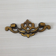 Load image into Gallery viewer, 2.5" (64mm) Vintage Black & Antique Bronze Drop Bail Pulls & Handles | Dresser, Drawer, Kitchen Cabinet & Furniture Hardware