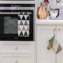 Load image into Gallery viewer, Modern Clover Knobs | Brass Plate & Acrylic Drawer Pulls, Dresser/Kitchen Cabinet Handles, Hardware