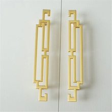 Load image into Gallery viewer, 2.5", 3.78", 5" (64, 96, 128mm) Gold Drawer Pulls & Knobs | Chinese Style Cabinet Door, Dresser & Cupboard Handles, Kitchen Hardware