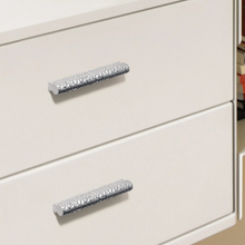 Load image into Gallery viewer, 1.25", 3.78", 5", 7.56", 10", 12.6" Chrome Hammered Pulls | Kitchen & Cabinet Handles, Drawer Knobs, Art Decor Hardware