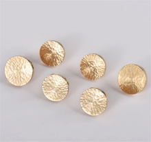 Load image into Gallery viewer, Hammered Modern Brass Knobs & Pulls | Simple Cabinet & Drawer Handles, Kitchen Door Hardware