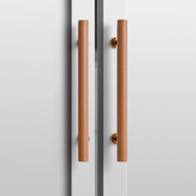 Load image into Gallery viewer, 3.78"-5" Leather Knobs, Pulls & Handles (Orange, Gray, White, Black) | Cabinet Door, Dresser, Drawer & Kitchen Hardware