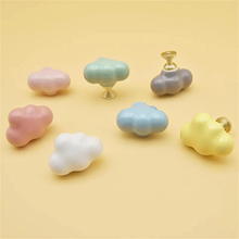 Load image into Gallery viewer, Ceramic Cloud Knobs | Colorful Drawer Pulls & Cabinet Handles for Dresser, Kitchen Cupboard | Cabinet Hardware