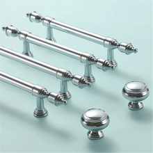 Load image into Gallery viewer, 3.78"-8.8" Polished Chrome Knobs, Pulls & Handles | Drawer, Dresser, Kitchen, Cabinet & Door Hardware