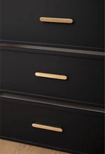 Load image into Gallery viewer, 3.78", 5.0" Solid Brass Hammered Gold Knobs & Pulls | Unique Dresser & Drawer Handles, Kitchen Cabinet, Wardrobe & Cupboard Hardware