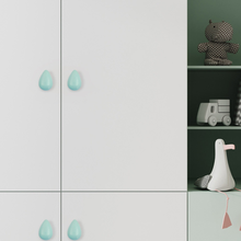 Load image into Gallery viewer, Raindrop Ceramic Knobs | Colorful Drawer & Cabinet Pulls, Dresser & Kitchen Cupboard Handles, Furniture Hardware