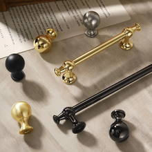 Load image into Gallery viewer, Shiny Gold, Black, Chrome & Nickel Knobs, Pulls & Handles | Cabinet, Kitchen, Drawer & Wardrobe Hardware