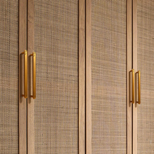 Load image into Gallery viewer, 3.78"-7.55" Modern Chinese Style Pulls, Handles & Knobs (Gold, Bronze, Antique Coffee) | Cabinet, Dresser, Drawer & Kitchen Hardware