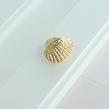 Load image into Gallery viewer, Exquisite Shell Brass Drawer Knobs & Pulls | Kitchen Cabinet Handles, Dresser & Door Knobs, Decor Furniture Hardware