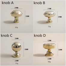 Load image into Gallery viewer, 5"-7.56" Gorgeous Polished Gold Solid Brass Knobs, Pulls & Handles | Cabinet, Drawer & Wardrobe Hardware