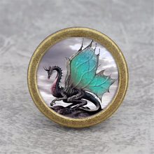 Load image into Gallery viewer, Handmade Fly Dragon Knobs, Pulls & Handles | Drawer, Dresser, Cupboard, Cabinet & Kitchen Hardware