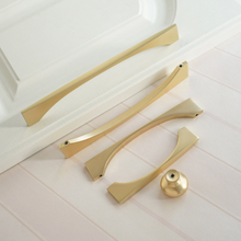 Load image into Gallery viewer, 3.78"-12.6" (160-320mm) Brass Handles | Wardrobe, Dresser & Drawer Pulls, Cabinet & Cupboard Knobs, Hardware