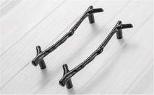 Load image into Gallery viewer, 3.75", 5" (96, 128mm) Branches & Twigs Cabinet Knobs | Antique Bronze, Silver, Black Drawer Pulls, Dresser Handles, Furniture Hardware