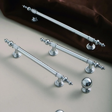 Load image into Gallery viewer, 3.78"-6.3" Polished Chrome & Solid Brass Knobs, Pulls & Handles | Drawer, Cabinet, Dresser, Kitchen & Wardrobe Hardware