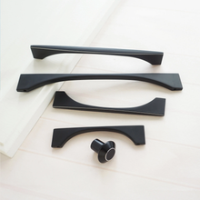 Load image into Gallery viewer, 3.78"-12.6" Black & Silver Knobs, Pulls & Handles | Cabinet, Wardrobe, Dresser, Drawer & Cupboard Hardware