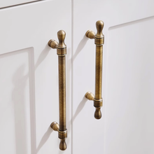 Load image into Gallery viewer, 3.78", 5", 6.3", 7.55", 8.8", 12.6" Antique Bronze Drawer Pulls & Knobs | Kitchen Handles, Cabinet & Wardrobe Pulls, Furniture Hardware