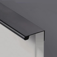 Load image into Gallery viewer, Invisible Black & Gold Kitchen Handles | Concealed Embedded Drawer Pulls, Long Wardrobe & Furniture Cabinet Pulls