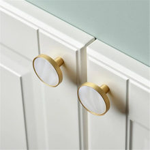 Load image into Gallery viewer, Nordic Simple Creative Round Brass Knobs | Wardrobe Door, Cabinet, American Door & Drawer Hardware