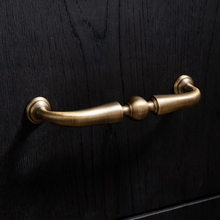 Load image into Gallery viewer, 3.78", 5" Antique Bronze & Aged Brass Knobs & Pulls | Vintage Art Deco Cabinet, Kitchen, Drawer, Wardrobe & Closet Hardware