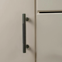 Load image into Gallery viewer, 3.78", 5", 6.3", 7.55" Matte Black Drawer Pulls | Unique Cabinet & Kitchen Pulls, Dresser & Cupboard Knobs, Furniture Hardware