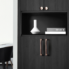 Load image into Gallery viewer, 3.78"-6.3" Rose Gold Knobs & Pulls | Drawer, Cabinet, Dresser, Wardrobe & Kitchen Cupboard Hardware