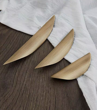 Load image into Gallery viewer, Retro Brass Drawer Pulls | Mid-Century Luxury Cabinet Wardrobe Handles