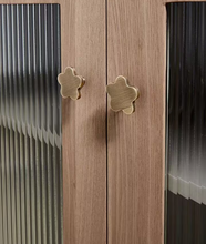 Load image into Gallery viewer, Star Shape Brass Cabinet Pulls | French Retro Antique Brass Handles for Kids Room