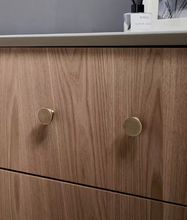 Load image into Gallery viewer, French Round Antique Brass Walnut Pulls | Retro Cabinet Drawer Handles