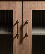 Load image into Gallery viewer, Mid-Century Brass Cabinet Pulls | French Retro Premium Drawer Wardrobe Handles